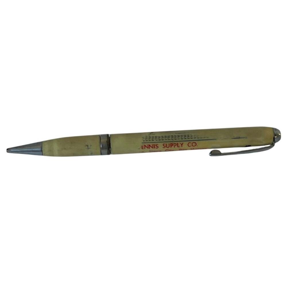 Vintage Dennis Supply Co Sioux City Des Moines Iowa Advertising Twist Pencil